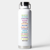 904 Neighborhoods  Insulated Bottle ウォーターボトル (背面)