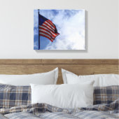 9056 – アメリカ国旗 キャンバスプリント (インサイチュ (寝室))