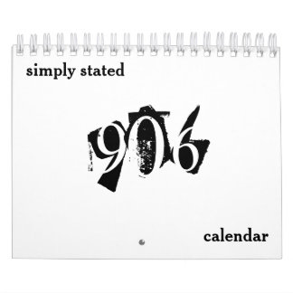 906簡体字暦 カレンダー