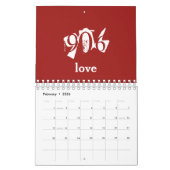 906簡体字暦 カレンダー (2月 2026)