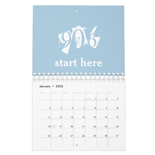 906簡体字暦 カレンダー (1月 2026)