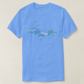906, Lake Superior, Upper Peninsula of Michigan  Tシャツ (デザイン正面)