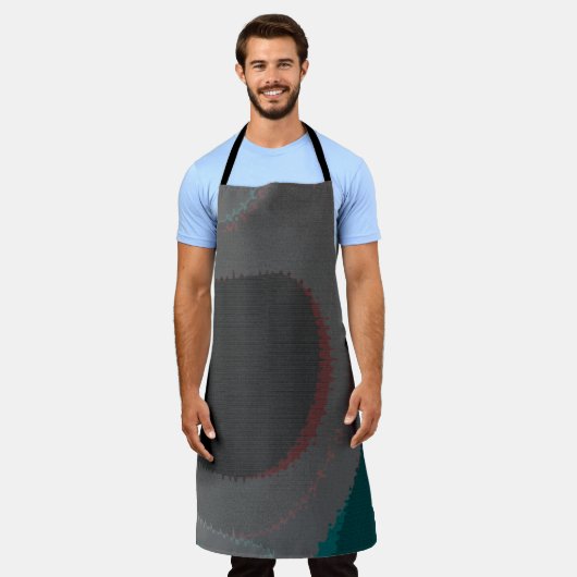 906 The World Is Abstract エプロン (着用した状態)