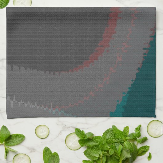 906 The World Is Abstract キッチンタオル (折り畳み)