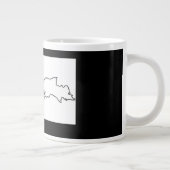 906er Michigan U.P. Jumbo Mug – 黒/白 ジャンボコーヒーマグカップ (右)