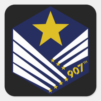 907番目のクレストステッカー(非動揺して) スクエアシール