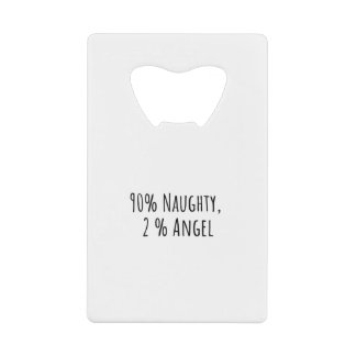 90% いけな、2% Angel クレジットカード栓抜き