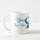 # 90 -第90結婚記念日か第90誕生日 コーヒーマグカップ (左)