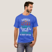 90 Birthday Idea Humor May Shout Funny 90 Year Old Tシャツ (正面フル)