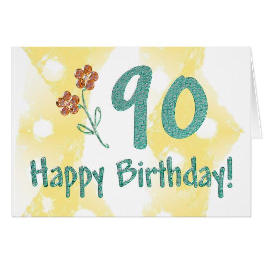 90. Geburtstag (正面横)