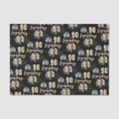 90 & Legendary 2 Photos 90th Birthday Gold 薄葉紙 (正面)