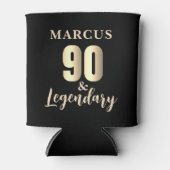90 & Legendary Gold 90th Birthday  缶クーラー (正面)