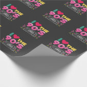 90er用品類I愛90年代のレトロOldschool ラッピングペーパー (角)