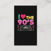 90er用品類I愛90年代のレトロOldschool 名刺 (正面)