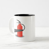 90Fire Extinguisher_rasterized ツートーンマグカップ (正面左)