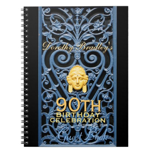 90h誕生祝いアールデコカスタムゲストB ノートブック (正面)