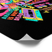 90sおもしろいテーマ衣装ヴィンテージレトロ90sグラフィック ポスター (角)