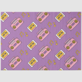 90sに戻る – Y2Kカラフルカセット・プレーヤー 薄葉紙