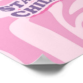 90sエステティック・ステイ・チル・ポスター ポスター (角)