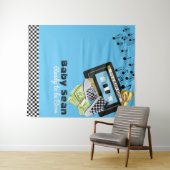 90'sカセット|ヒップホップベビーシャワー写真背景 タペストリー (インサイチュ(横))