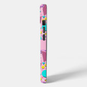 90sキッドピンクレトロ幾何学パーソナライズされた Case-Mate iPhoneケース (裏面 / 左)