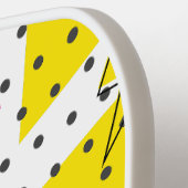 90sシェイプ、レトロ パーソナライズされた ピックルボールラケット (左詳細)