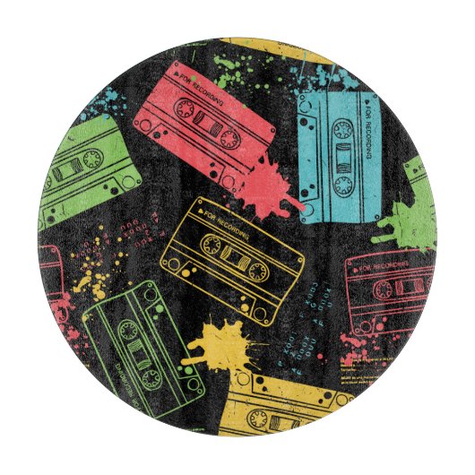 90sスタイルクールグランジカセット カッティングボード (正面)