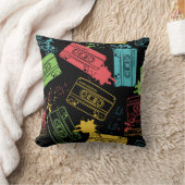 90sスタイルクールグランジカセット クッション (ブランケット)