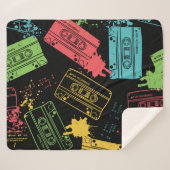 90sスタイルクールグランジカセット シェルパブランケット (正面(横))