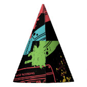 90sスタイルクールグランジカセット パーティーハット (裏面)