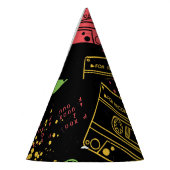 90sスタイルクールグランジカセット パーティーハット (左)