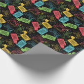 90sスタイルクールグランジカセット ラッピングペーパー (角)