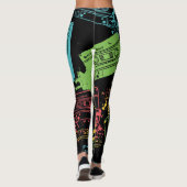 90sスタイルクールグランジカセット レギンス (裏面)