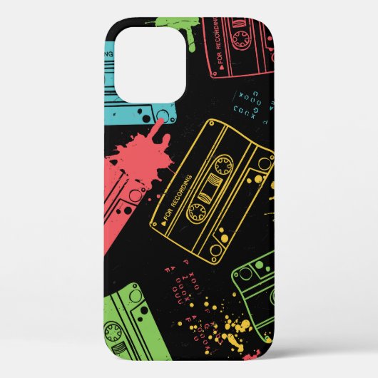 90sスタイルクールグランジカセット Case-Mate iPhoneケース (裏面)