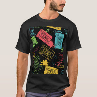 90sスタイルクールグランジカセット tシャツ