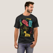 90sスタイルクールグランジカセット tシャツ (正面フル)