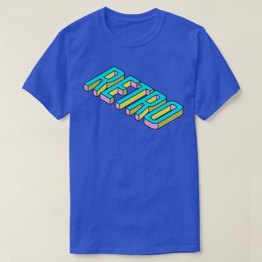 90sスタイルレトロワードアート tシャツ (デザイン正面)