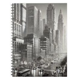 90sスタイル白黒ステンレス鋼 ノートブック