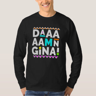 90sスローバックヒップホップパーティー男性へ女性 tシャツ