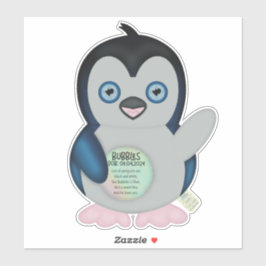 90sスローバック – ピクセルベビープルシェ（バブル） シール