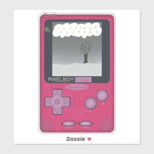 90sスローバック – PixelBoyPocketゲームコンソール シール