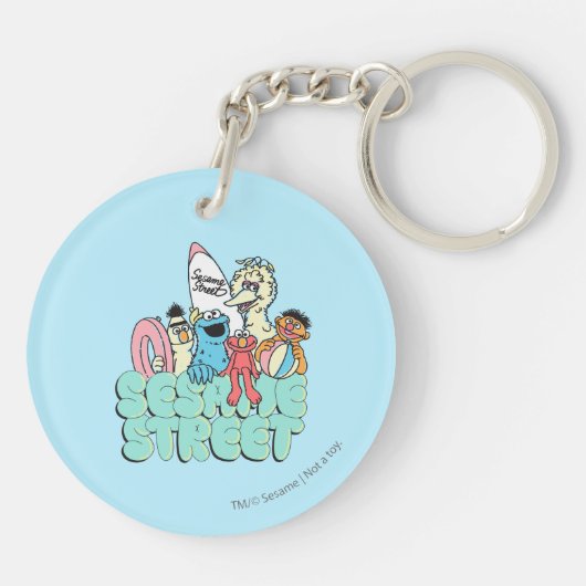 90'sセサミストリートヴィンテージサーフ キーホルダー (裏面)