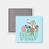 90'sセサミストリートヴィンテージサーフ マグネット (正面/裏面)