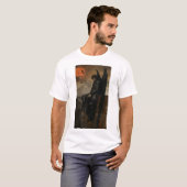 90sダークファンタジーブックカバースタイル-フランクFrazetta Tシャツ (正面フル)