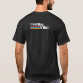 90sネオンロボットデザイナーレトロTシャツ Tシャツ (裏面)