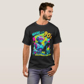 90sネオンロボットデザイナーレトロTシャツ Tシャツ (正面フル)
