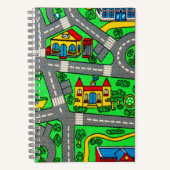 90sノスタルジア、トラックカーロードノスタルジア ノートブック (正面)