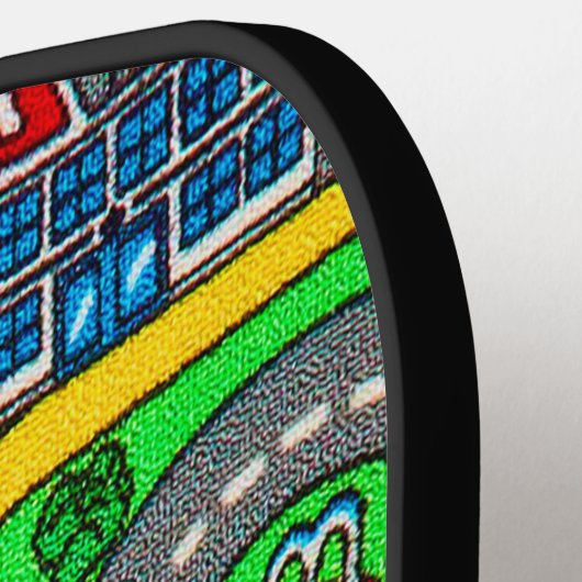 90sノスタルジア、トラックカーロードノスタルジア ピックルボールラケット (左詳細)