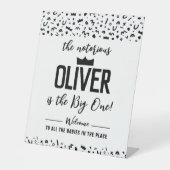 90sヒップホップウェルカムサイン、悪名高いワン誕生日 台座サイン (正面)