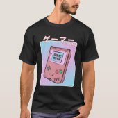 90sビデオゲームエステ日本のティックVAPORWAVEゲーマー Tシャツ (正面)